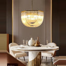 GobekUsa LED Postmodern Gold Silver Chandelier Lighting for Foyer