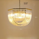 GobekUsa LED Postmodern Gold Silver Chandelier Lighting for Foyer