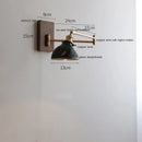 GobekUsa LED Pull Chain Wall Lamp - Modern Nordic Sconce for Bedroom & Living Room