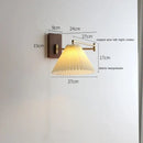 GobekUsa LED Pull Chain Wall Lamp - Modern Nordic Sconce for Bedroom & Living Room