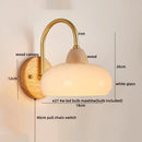 GobekUsa LED Pull Chain Wall Lights for Bedroom Decor