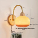 GobekUsa LED Pull Chain Wall Lights for Bedroom Decor