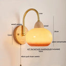 GobekUsa LED Pull Chain Wall Lights for Bedroom Decor