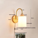 GobekUsa LED Pull Chain Wall Lights for Bedroom Decor