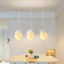 GobekUsa LED Rabbit Chandelier Pendant Light for Home Decoration Living Room Bedroom