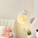 GobekUsa LED Rabbit Chandelier Pendant Light for Home Decoration Living Room Bedroom