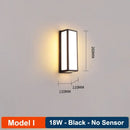 GobekUsa LED Radar Induction Wall Lamp for Hotel Garden, Modern Balcony Lights