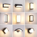 GobekUsa LED Radar Induction Wall Lamp for Hotel Garden, Modern Balcony Lights
