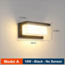 GobekUsa LED Radar Induction Wall Lamp for Hotel Garden, Modern Balcony Lights