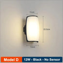 GobekUsa LED Radar Induction Wall Lamp for Hotel Garden, Modern Balcony Lights