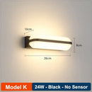 GobekUsa LED Radar Induction Wall Lamp for Hotel Garden, Modern Balcony Lights