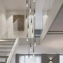 GobekUsa LED Rain Drop Chandelier Staircase Pendant Light - Nordic Design Island Hanging Lamp