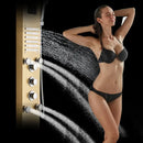 GobekUsa LED Rain Shower Column Tower with Digital Screen and Massage Jets