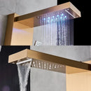 GobekUsa LED Rain Shower Column Tower with Digital Screen and Massage Jets