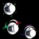 GobekUsa LED Rain Shower System with Swivel Massage Jet and Bidet Sprayer