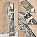 GobekUsa LED Rain Shower System with Swivel Massage Jet and Bidet Sprayer