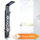 GobekUsa LED Rain Shower System with Swivel Massage Jet and Bidet Sprayer