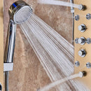 GobekUsa LED Rain Shower System with Swivel Massage Jet and Bidet Sprayer