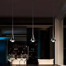 GobekUsa LED Rain Staircase Chandelier: Modern Nordic Design Indoor Lighting for Bar Island