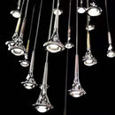 GobekUsa LED Rain Staircase Chandelier: Modern Nordic Design Indoor Lighting for Bar Island