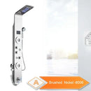 GobekUsa LED Rain Waterfall Shower Panel with Massage Jets and Bidet Sprayer
