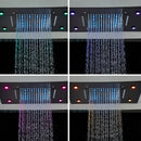 GobekUsa LED Rainfall Shower Head Ceiling Mount Large Size for Bathroom Shower