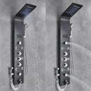 GobekUsa LED Rainfall Shower Panel System with Temperature Screen