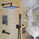 GobekUsa LED Rainfall Shower Set with Handheld Spray and Tub Spout