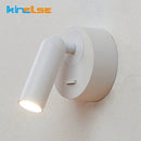 GobekUsa LED Reading Wall Lamp with Switch | 350º Rotation | 3W Bedside Sconce for Home Decor