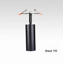 Modern cylindrical black & white led recessed ceiling lights kitchen by Decorbites