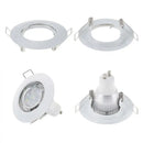 Modern chrome black & white led recessed downlights kitchen spotlight fixture by Decorbites