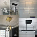 GobekUsa LED Rectangle Pendant Lights for Dining Room and Kitchen
