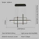 GobekUsa LED Rectangle Pendant Lights for Dining Room and Kitchen