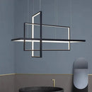 GobekUsa LED Rectangle Pendant Lights for Dining Room and Kitchen