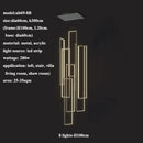 GobekUsa LED Rectangle Staircase Chandelier Pendant Lighting for Modern Living Room Decor