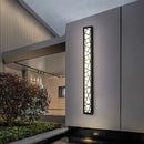 GobekUsa LED Rectangle Wall Lamp Warm Light 3000K for Parlor Room Stairs Sconce Black