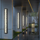 GobekUsa LED Rectangle Wall Lamp Warm Light 3000K for Parlor Room Stairs Sconce Black