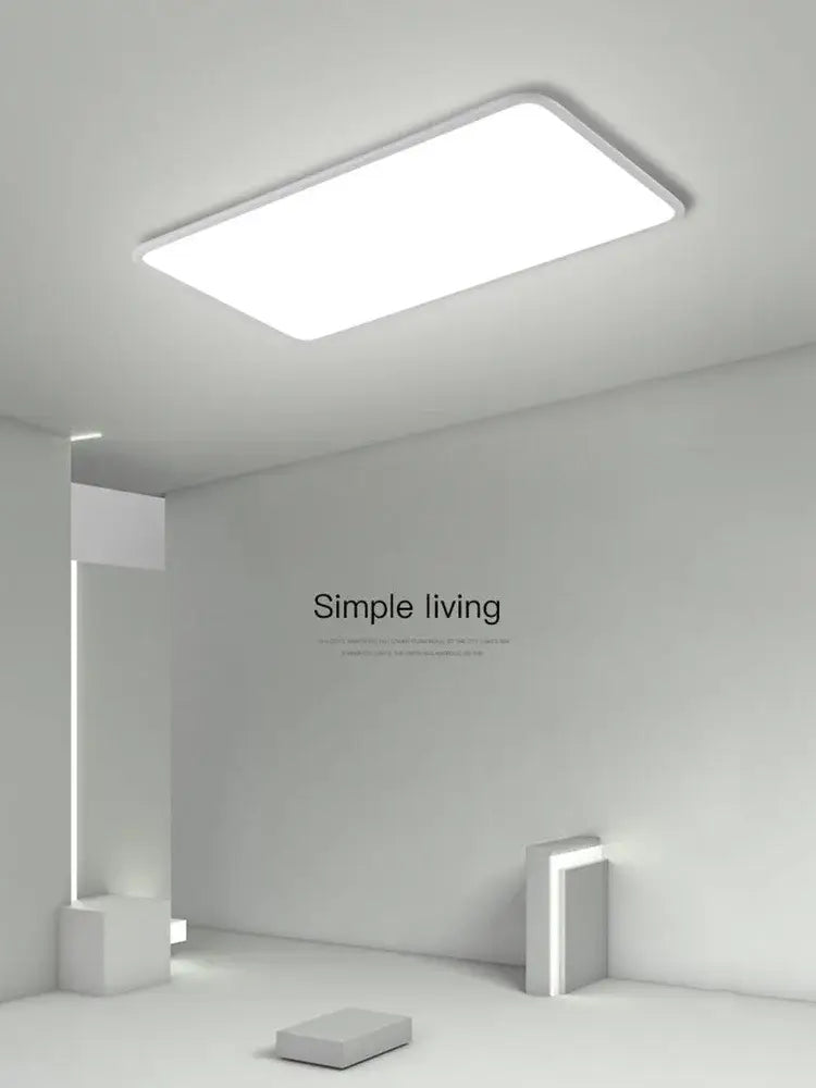 GobekUsa LED Rectangular Ceiling Light for Modern Minimalist Living Room and Bedroom Decor, photo 3 of 11