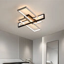 GobekUsa LED Rectangular Chandelier Art Ceiling Light for Living Room Bedroom