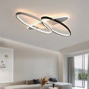GobekUsa LED Rectangular Chandelier Art Ceiling Light for Living Room Bedroom