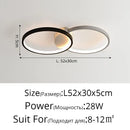 GobekUsa LED Rectangular Chandelier Art Ceiling Light for Living Room Bedroom