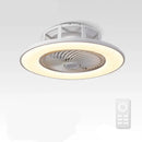 GobekUsa LED Remote Control Chandelier Ceiling Fan Light for Bedroom Living Room