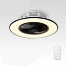 GobekUsa LED Remote Control Chandelier Ceiling Fan Light for Bedroom Living Room