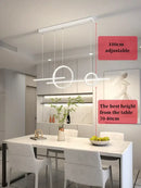 GobekUsa LED Restaurant Chandelier: Modern Nordic Design Ceiling Pendant Lights for Living & Dining Rooms