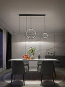 GobekUsa LED Restaurant Chandelier: Modern Nordic Design Ceiling Pendant Lights for Living & Dining Rooms