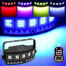 Modern black led rgb disco strobe light party room handle light by Decorbites