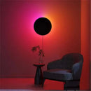 GobekUsa LED RGB Round Wall Lights: Acrylic Touch Sensitive, Remote Controlled Bedroom Indoor Decor