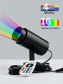 GobekUsa LED RGB Spotlight with Remote Control for KTV Bar Disco Lighting