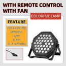 GobekUsa LED RGB Spotlight with Remote Control for KTV Bar Disco Lighting