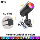 GobekUsa LED RGB Spotlight with Remote Control for KTV Bar Disco Lighting
